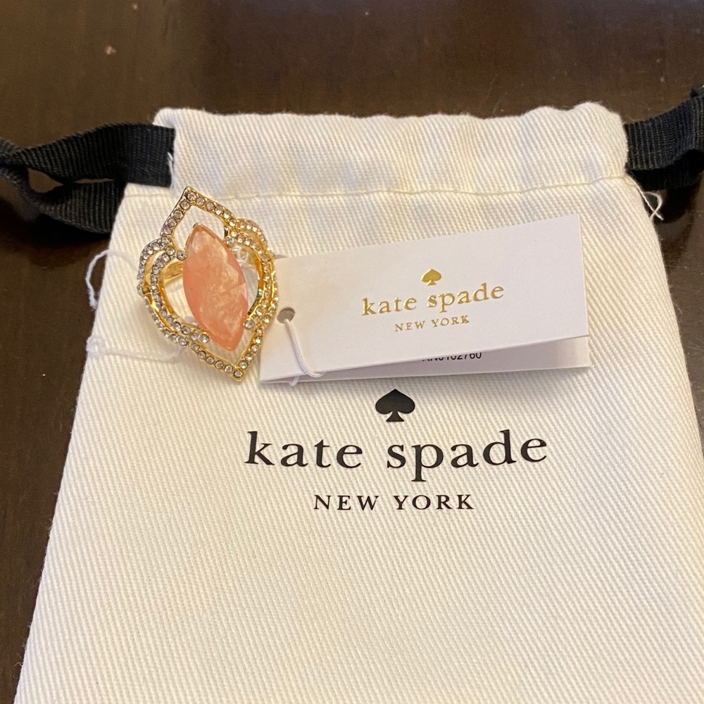 NWT Kate Spade lantern gems ring. Size 7.